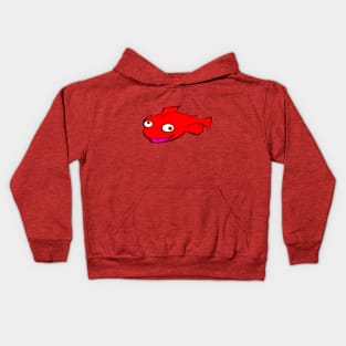 Red fish Kids Hoodie